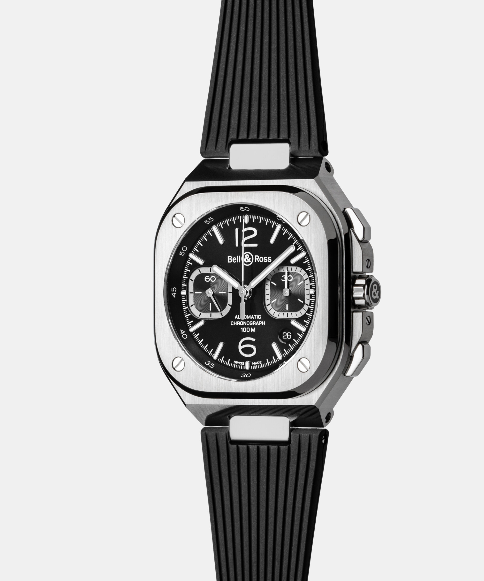 BR-05 Chrono Black Steel